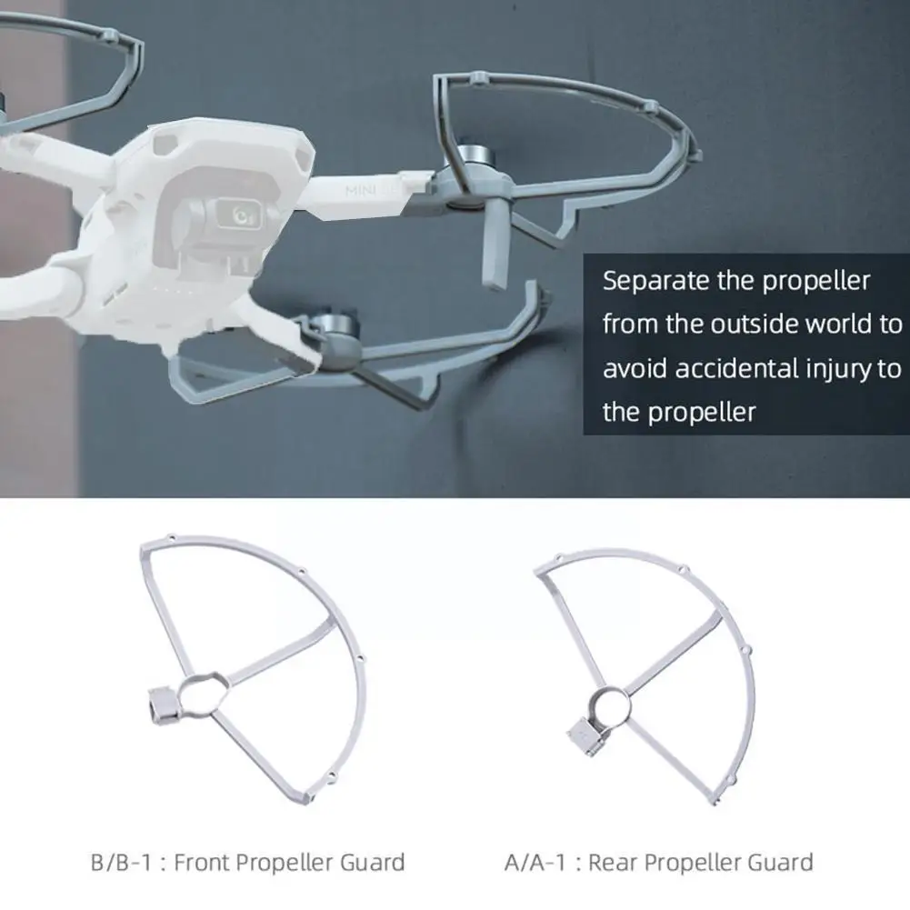 Защита пропеллера для DJI Mini SE/2/1/Mavic Drones с посадочным шасси пропеллеры защитные