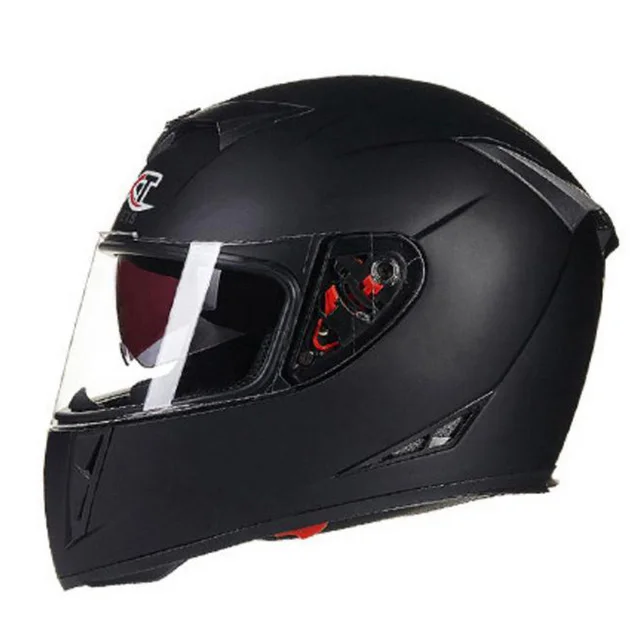 Мотоциклетный шлем GXT модульный с двойными линзами на все лицо двойным козырьком