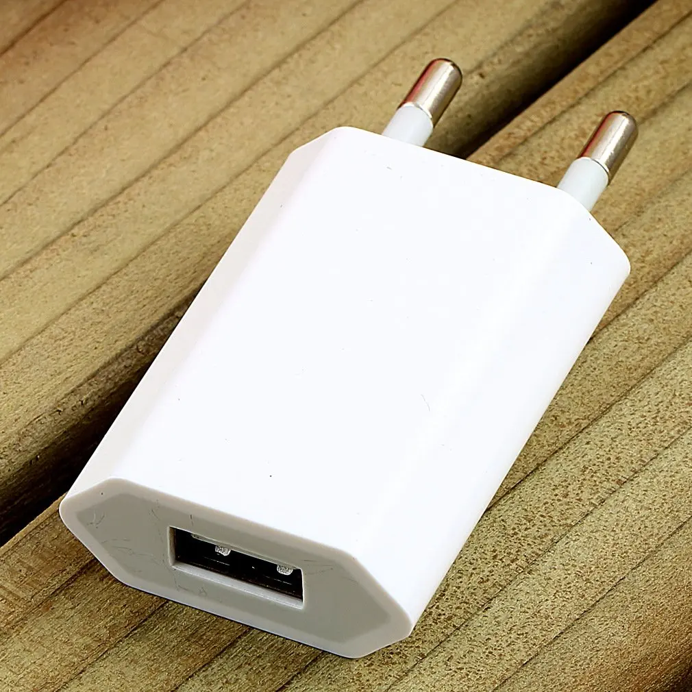 Portable Patented Circuit Board Design USB Mobile Phone Power Home Wall Charger Adapter for iPhone 3G 3GS 4 4S EU Plug