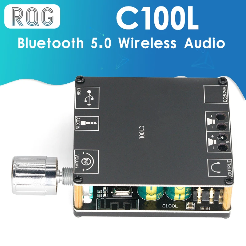 XY C100L Bluetooth 5 0 Беспроводной аудио цифровой Мощность стерео усилитель доска 100Wx2 3 мм