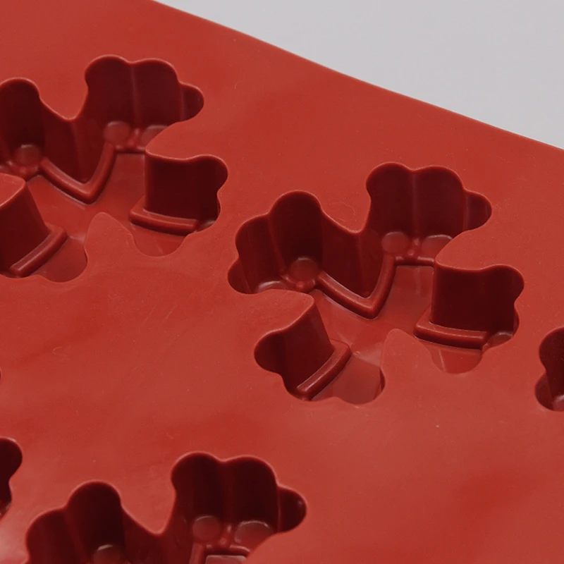 8 полости крестообразной формы для шоколада из силикона в форме печенья желе