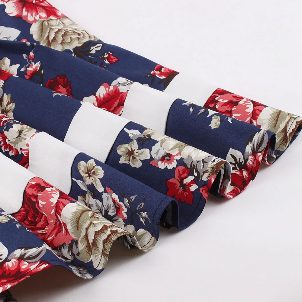 

Western Style Summer Dress Fashion Temperament Elegant Sexy Designer Popular Vacation Printing Swing Beach V-neck