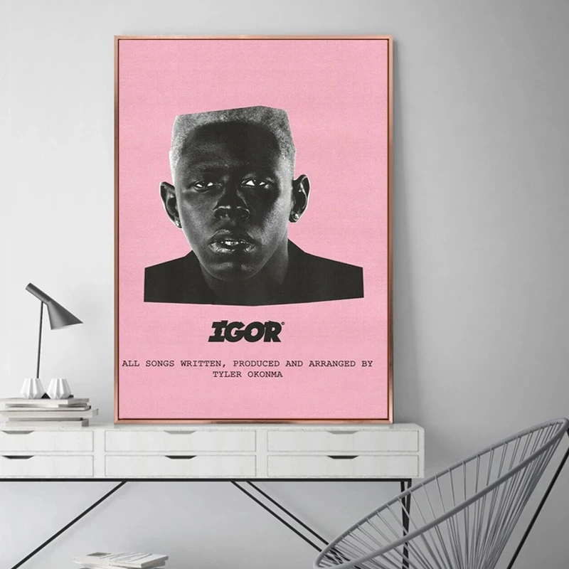 

Tyler The Creator Igor Posters and Prints Rap Music Album Stars Canvas Painting Wall Art Picture for Living Room Cuadros