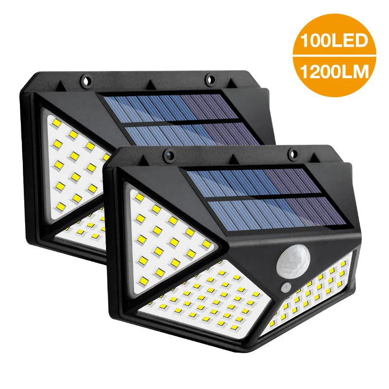 

Outdoor LED Solar Light Motion Sensor Waterproof Sunlight Garden Decoration Street Lights Solar Powered Lantern Wall Lamp.