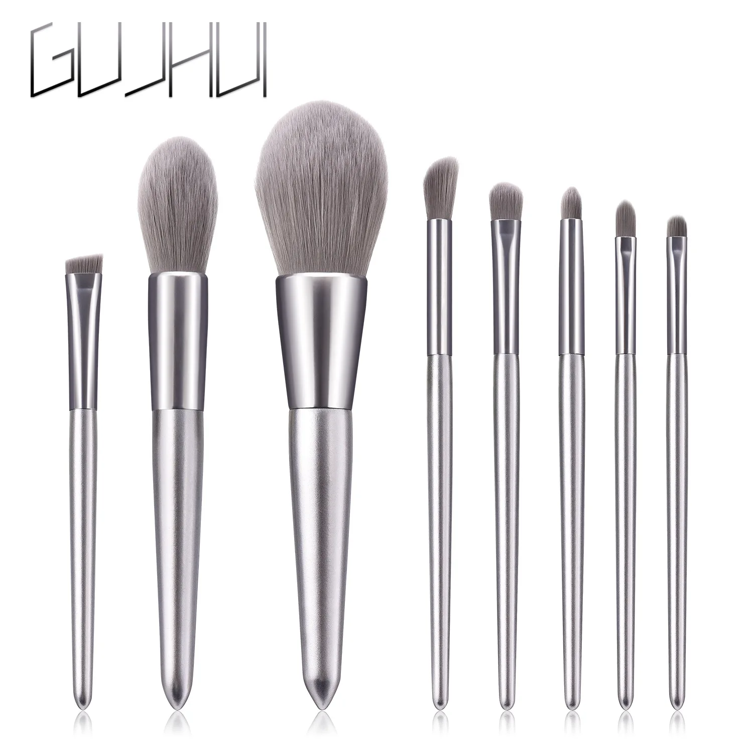 Набор кистей для макияжа GUJHUI 8 шт. Профессиональные кисти пудры основы теней век