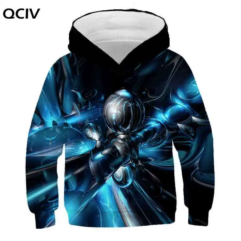 

Three-dimensional Vortex Autumn and winter Boys Girls Clothes Children polyester Hooded Sweatshirt Kids Casual Clothing Hoodies