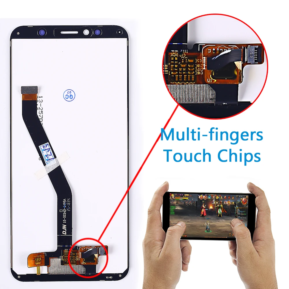 Vancca для Huawei Честь 7A Pro AUM L29 5 7 дюймов ЖК дисплей сенсорный экран дигитайзер сборки