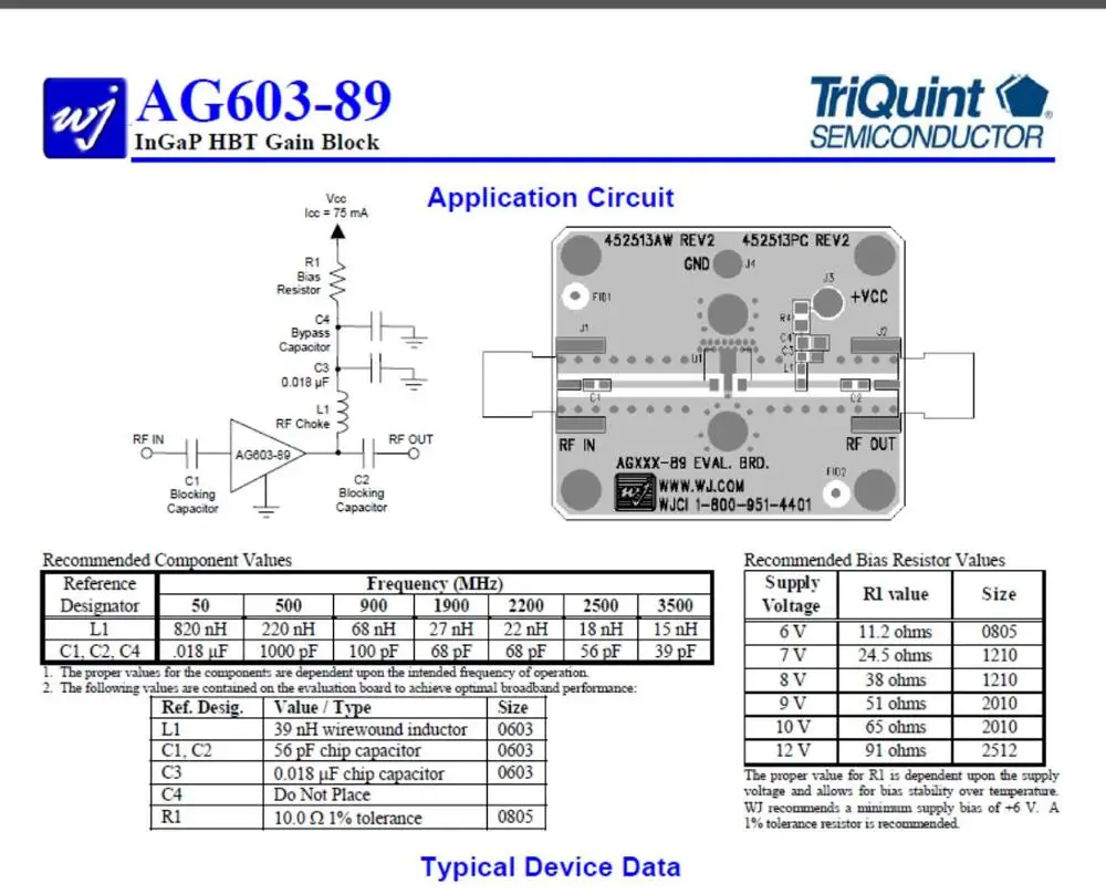 AG603 (LF 3000MHz получить 20dB) LNA высокочастотный широкополосный линейный усилитель