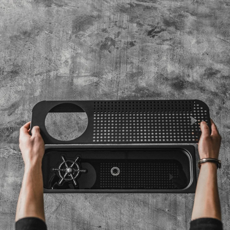 

Стеклянный Дырокол из нержавеющей стали, поднос для паровой чашки, аксессуары для кофе, банка для молока, дырокол для коммерческих целей.