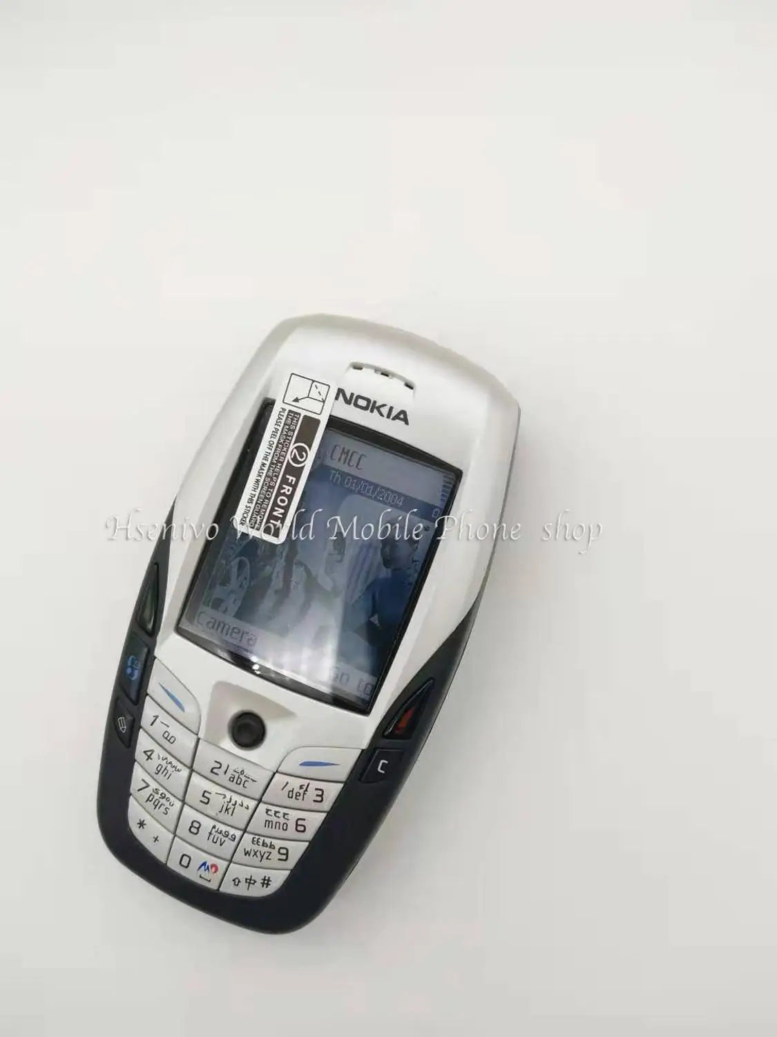 nokia 6600 refurbished original nokia 6600 mobile phone camera unlocked gsm triband white one year warranty free global shipping