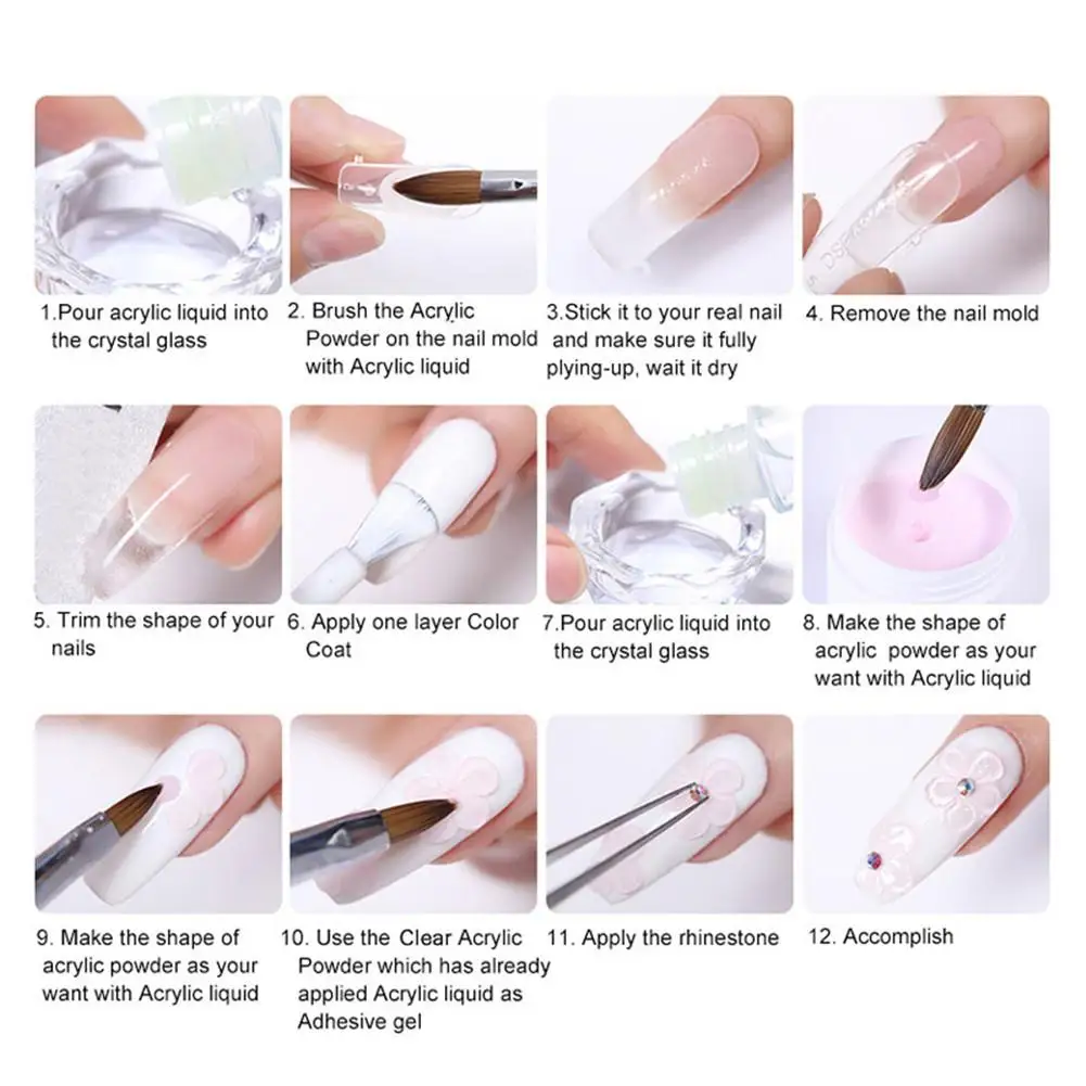 Полигель-лак для наращивания ногтей 30 мл Быстросохнущий УФ-гель акриловый