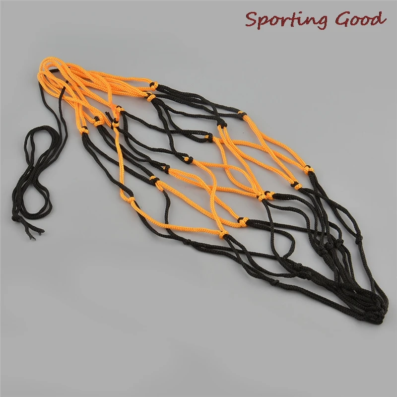 

Outdoor Durable Standard Black&Yellow Nylon Net Bag Ball Carry Mesh For Volleyball Basketball Football Soccer Multi Sport Game
