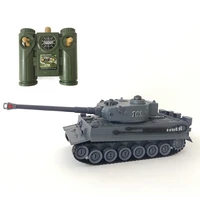 2 4g rc tank model 128 ww2 german tiger army tank rc for boys9ch vehicles with sound and light rc toy military world of tanks