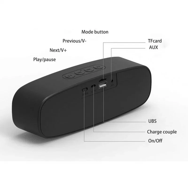 Компьютерный динамик открытый высокой громкости беспроводной Bluetooth сабвуфер