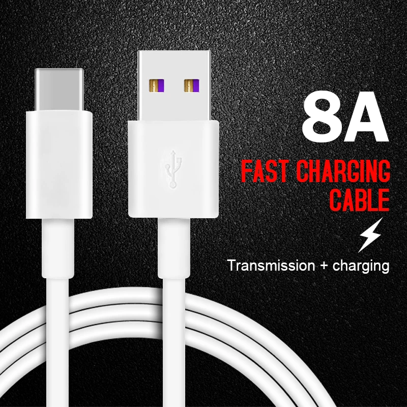 Быстрое зарядное устройство кабель type C для XIAOMI HUAWEI USB зарядки данных 1 м 2 оптовая