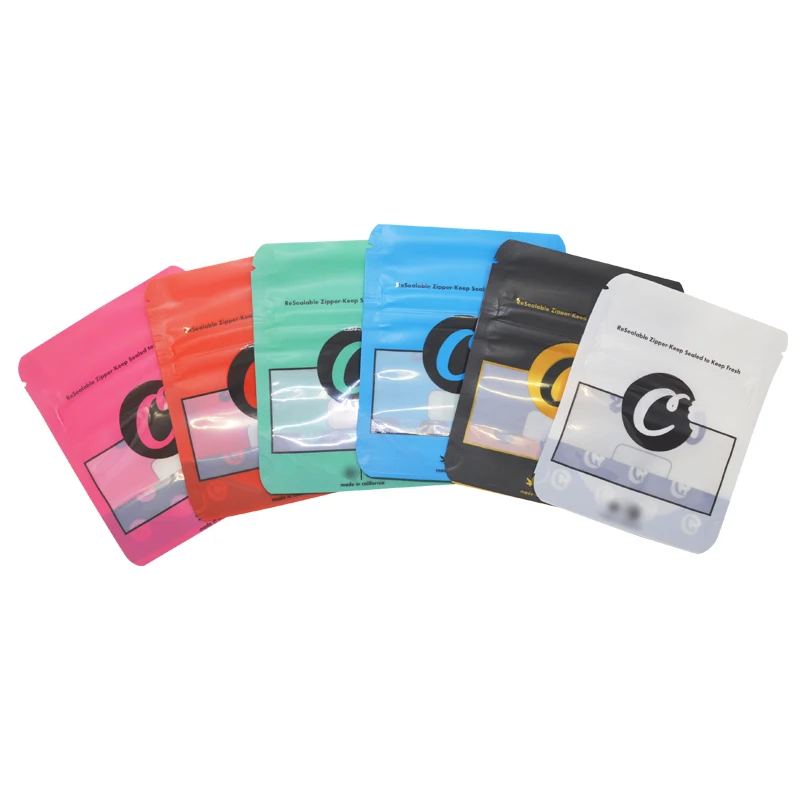 100 шт. Mylar запах с молнией яркого цвета Алюминий Пластик сумки джунгли мальчиков