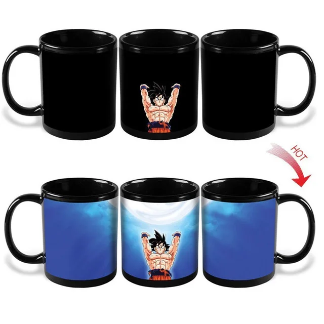 Кружка Dragon Ball Z Taza SON Goku термоактивная Волшебная меняющая цвет кружка Супер Saiyan