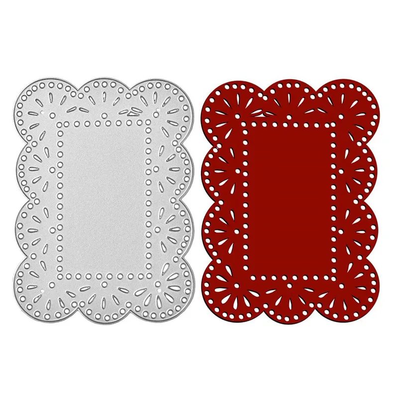 YaMinSanNiO Dies Flower Frame Metal Cutting for DIY Scrapbooking Craft Card Embossing Die Cut New Template Stencil |