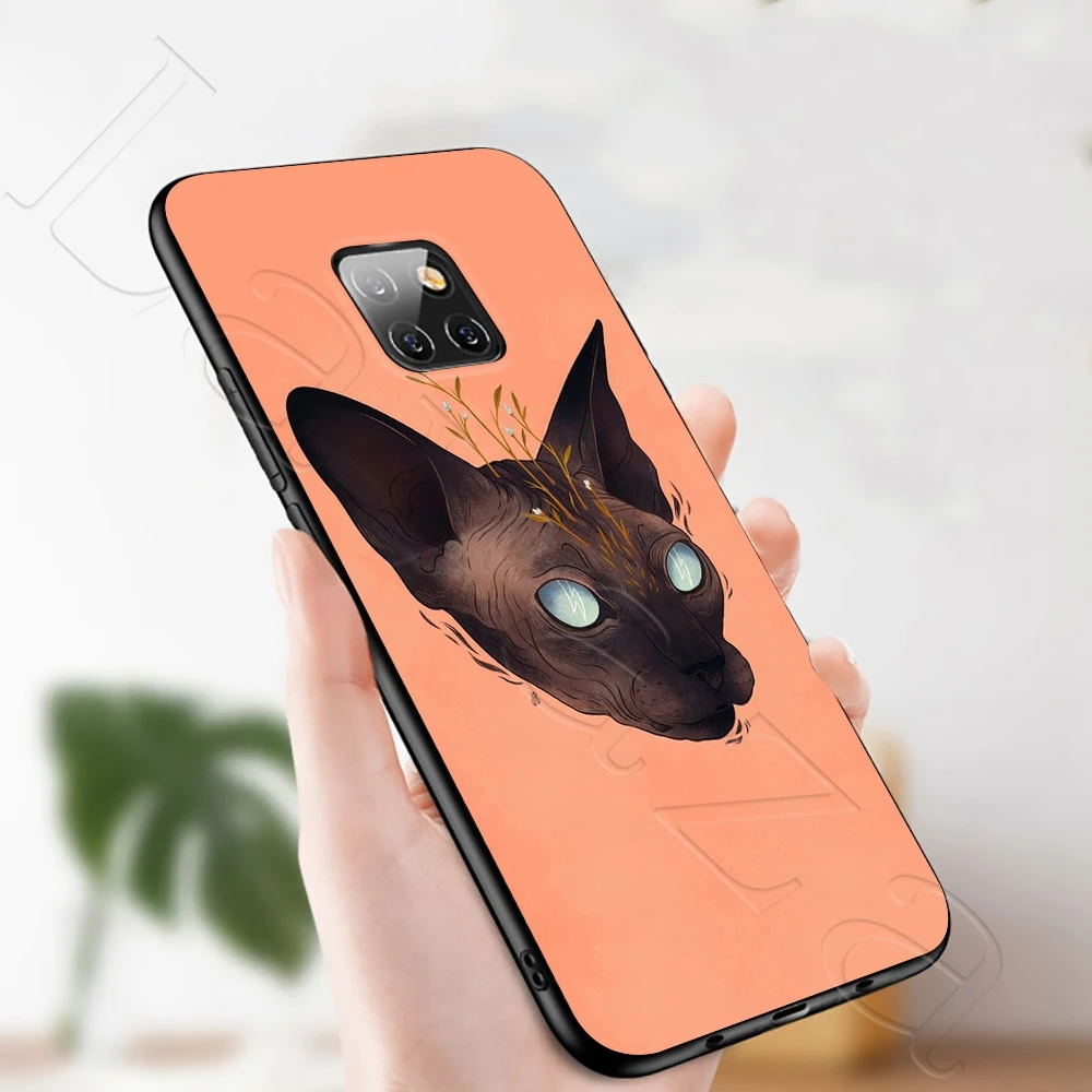 Мягкий чехол Lavaza с милым сфинксом и кошкой для Honor Mate 10 20S 6A 7A 7C 7X 8A 8C 8X 9 P9 Lite Pro Y6 Y7 Y9
