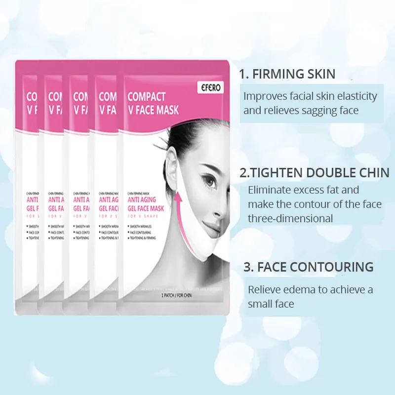 Маска лифтинг для лица V образная маска похудения подтяжки подбородка кожи
