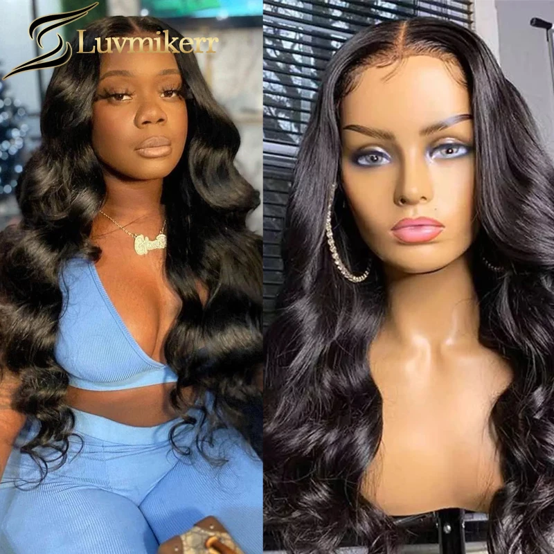 

13x4 человеческие волосы Синтетические волосы на кружеве парик предва объемная волна Фронтальная парики с ребенком Человеческие волосы Remy д...