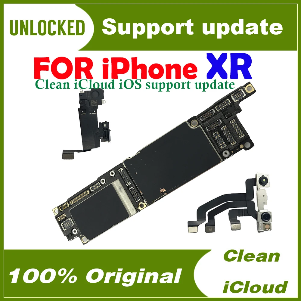 Материнская плата для iPhone XR сменная разблокированная без распознавания лица