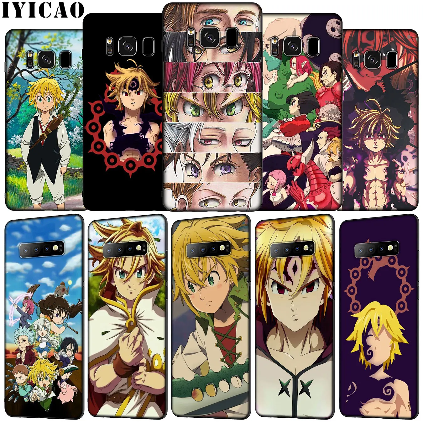 Мягкий силиконовый чехол IYICAO Nanatsu no Taizai для телефона Samsung Galaxy S20 Ultra S10e S9 S8 Plus S6 S7 Edge