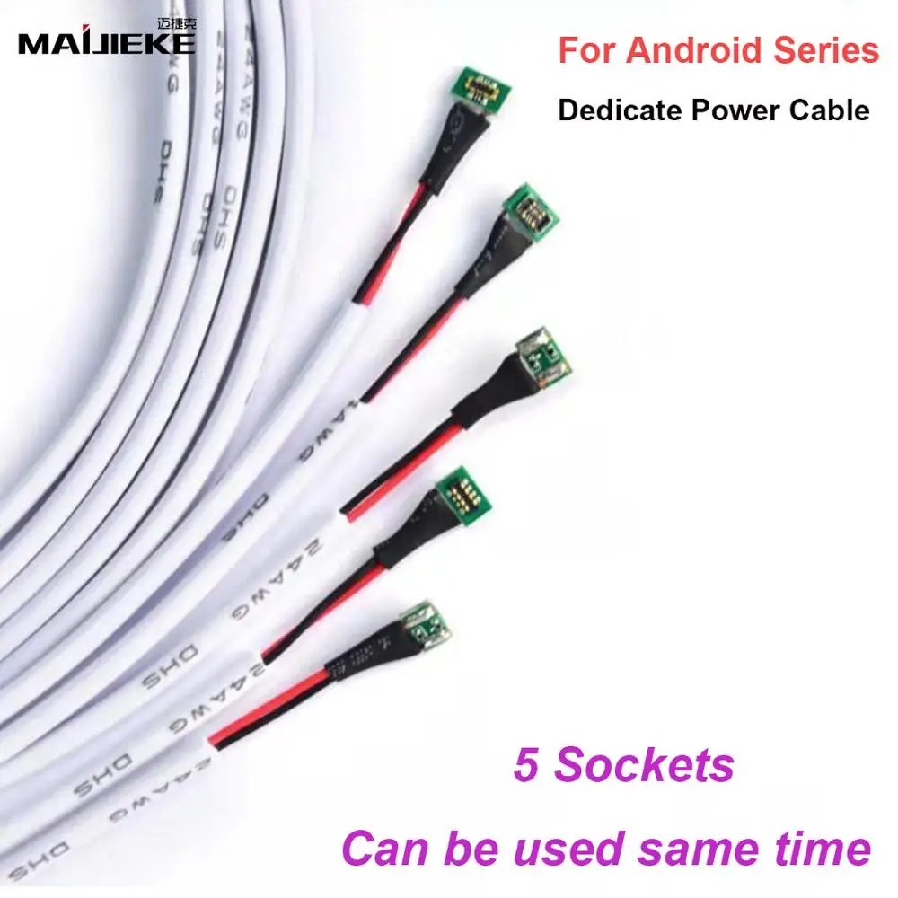 

MAIJIEKE Professional Test Dedicated Power Cable for Samsung Huawei Xiaomi VIVO OPPO Android Phones Power Cable Charging Wire