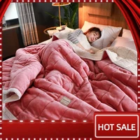 high quality super warm blanket luxury thick blankets for beds fleece blankets throws winter bed cover
