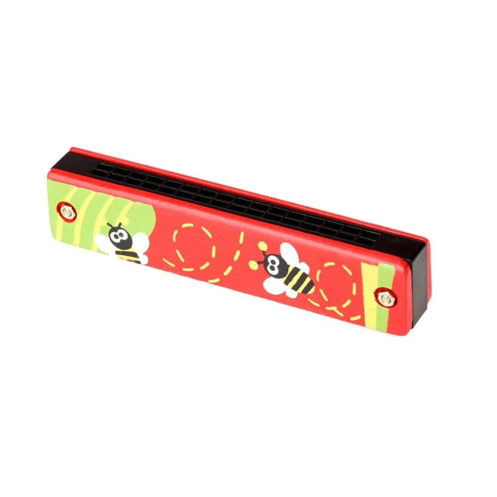 

Colorful Harmonica 16 Holes Tremolo Harmonica Children Musical Instrument Educational Toy Gift for Kids
