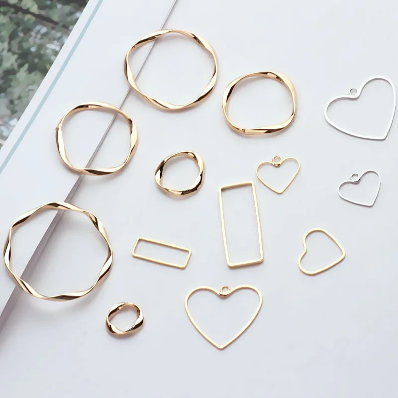 Женские серьги 6 шт. массивные капельки для девушек позолоченные нестандартные