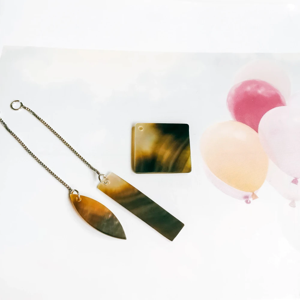 Цепочка с подвеской из полимерного пластика 6 шт. компоненты ювелирных изделий |