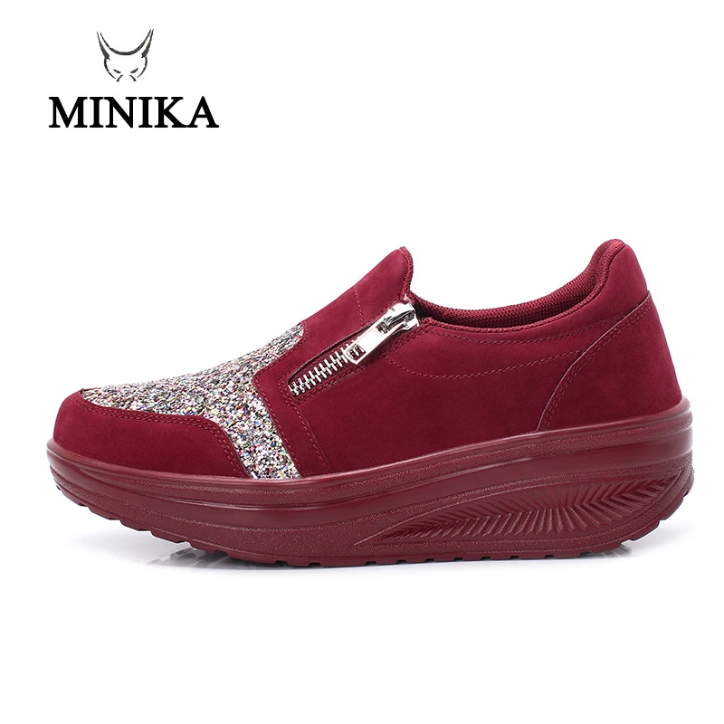 MINIKA/Женская Тонизирующая обувь сезон зима-весна для похудения Прогулочные