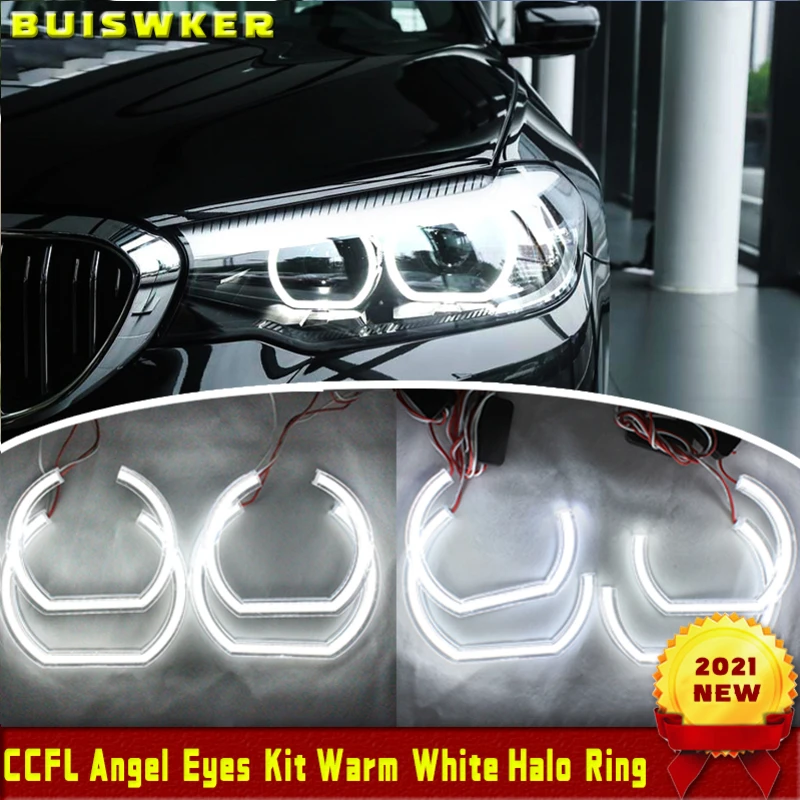 

Отличные ультра яркие DTM стильные светодиодные ангельские глазки кольца с ореолом для BMW E46 M3 Coupe Convertible 1999-2006 ксеноновые фары