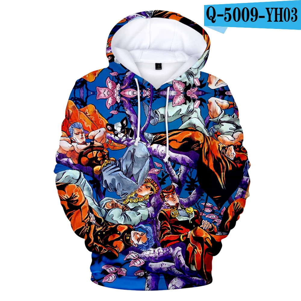 

Personality JOJO Hoodies Men/Women Harajuku Hoodie Anime JoJo's Bizarre Adventure Hoody Fashion Casual Cartoon Children Hoodie
