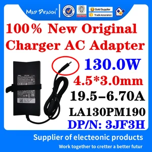 new original 3jf3h 03jf3h for dell xps 15 9530 9550 9560 9570 adapter 19 5 6 70a 130w 4 53 0mm la130pm190 laptop power charger free global shipping