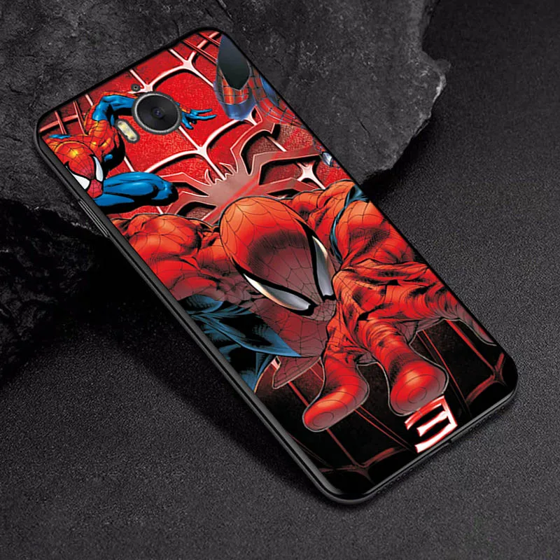 С принтами "Marvel", "Мстители", черный чехол ТПУ для huawei Y5 Y6 чехол КРЫШКА ДЛЯ huawei Y6 Y7 Y5 Prime чехол для телефона на Y9 Y6 Y7 - Цвет: TPUBLK526