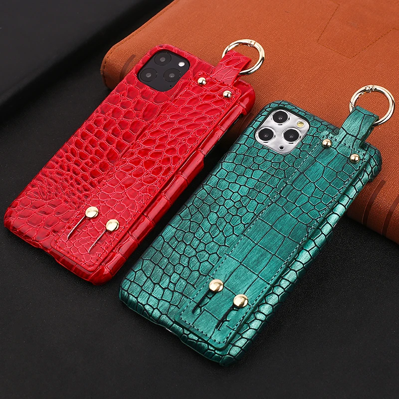 Чехол для iPhone 11 роскошный полуобернутый чехол из искусственной кожи под