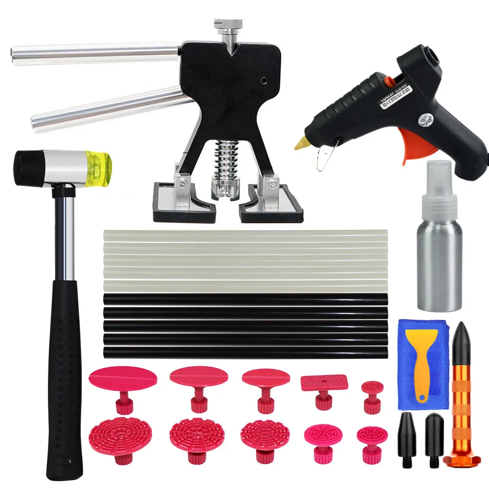 Инструмент для ремонта вмятин без покраски автомобильный Съемник клея ремонт на