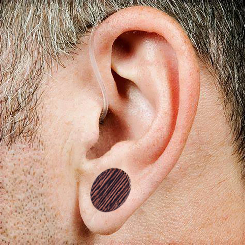 2 шт. деревянные затычки для ушей и серьги-туннели пирсинг носилки серьги