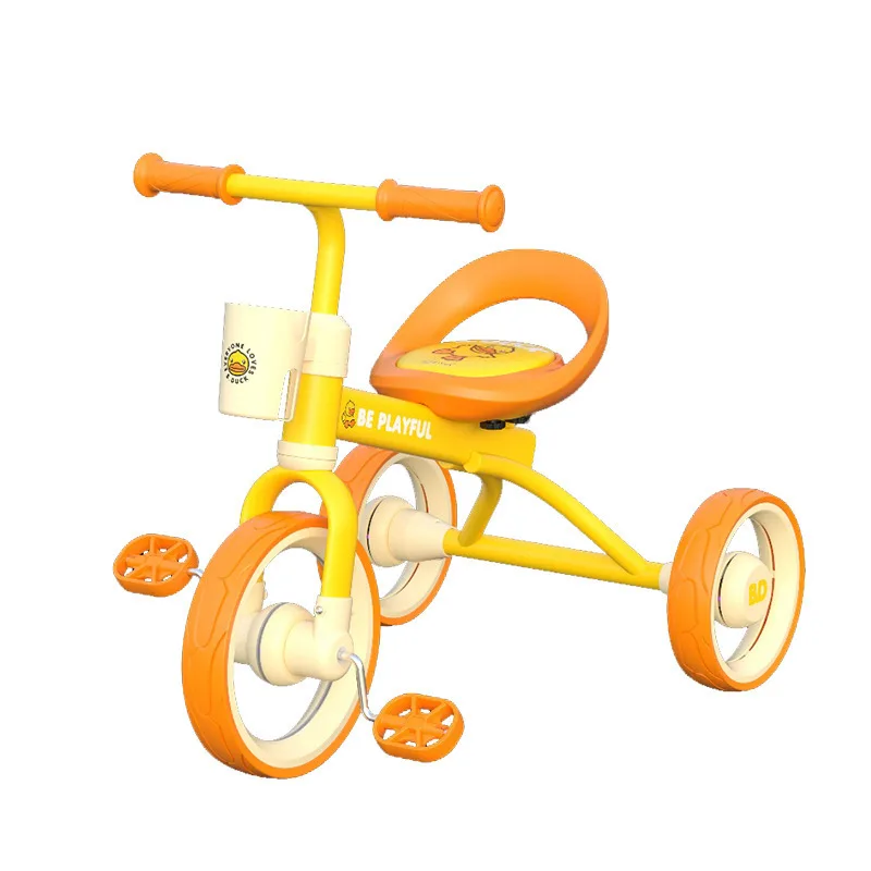 Tricycle 2-6 Years Old Children's Pedal Bicycle Boys and Girls Baby Pedal Tricycle Baby Bike  Stroller Trike  Three Wheel Bikes