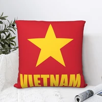 vietnam square pillowcase cushion cover spoof zip home decorative polyester pillow case home simple 4545cm