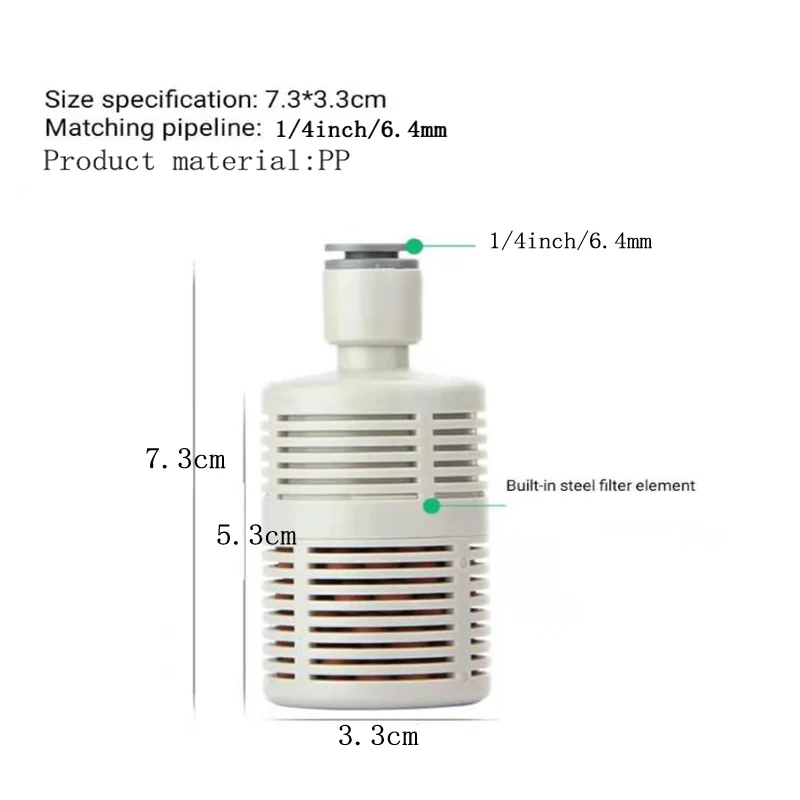 

Large Flow Spray Pump System Self-Priming Head Water Inlet WaterFilter Suction Filter