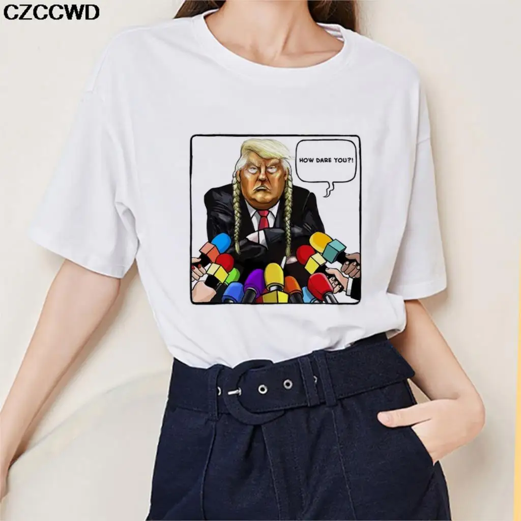Новое поступление летняя футболка смешная с рисунком повседневная