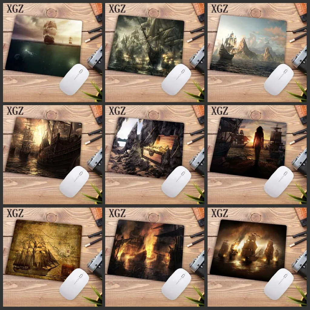 XGZ аниме пиратский корабль крутой персонализированный компьютерный монитор защита от грязи 180x220 мм игровая клавиатура Коврик для мыши акция