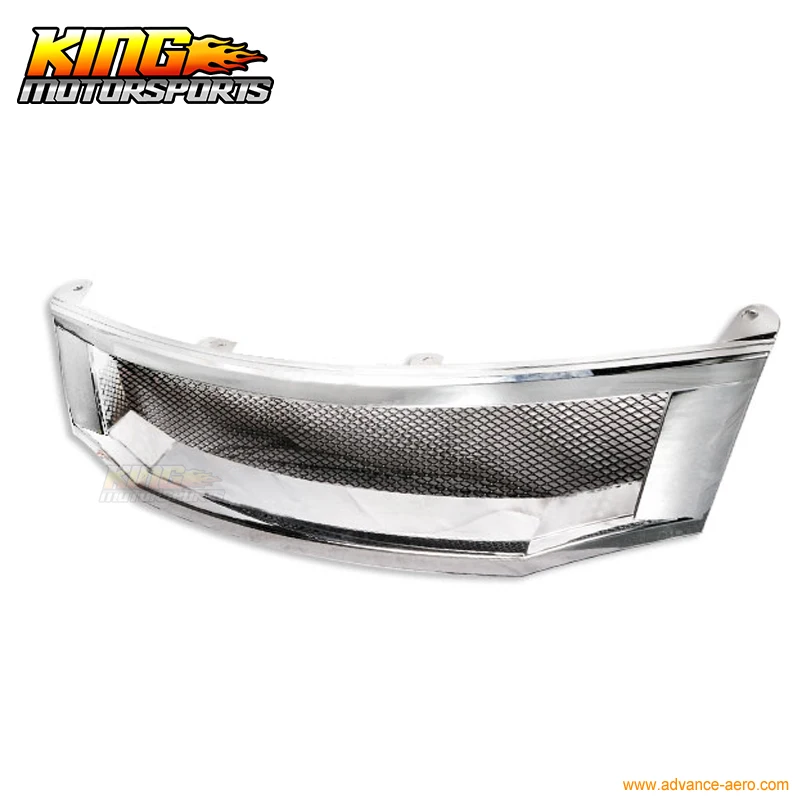 Подходит для 08 09 10 Honda Accord Sedan T R Хромированная передняя вытяжная решетка США