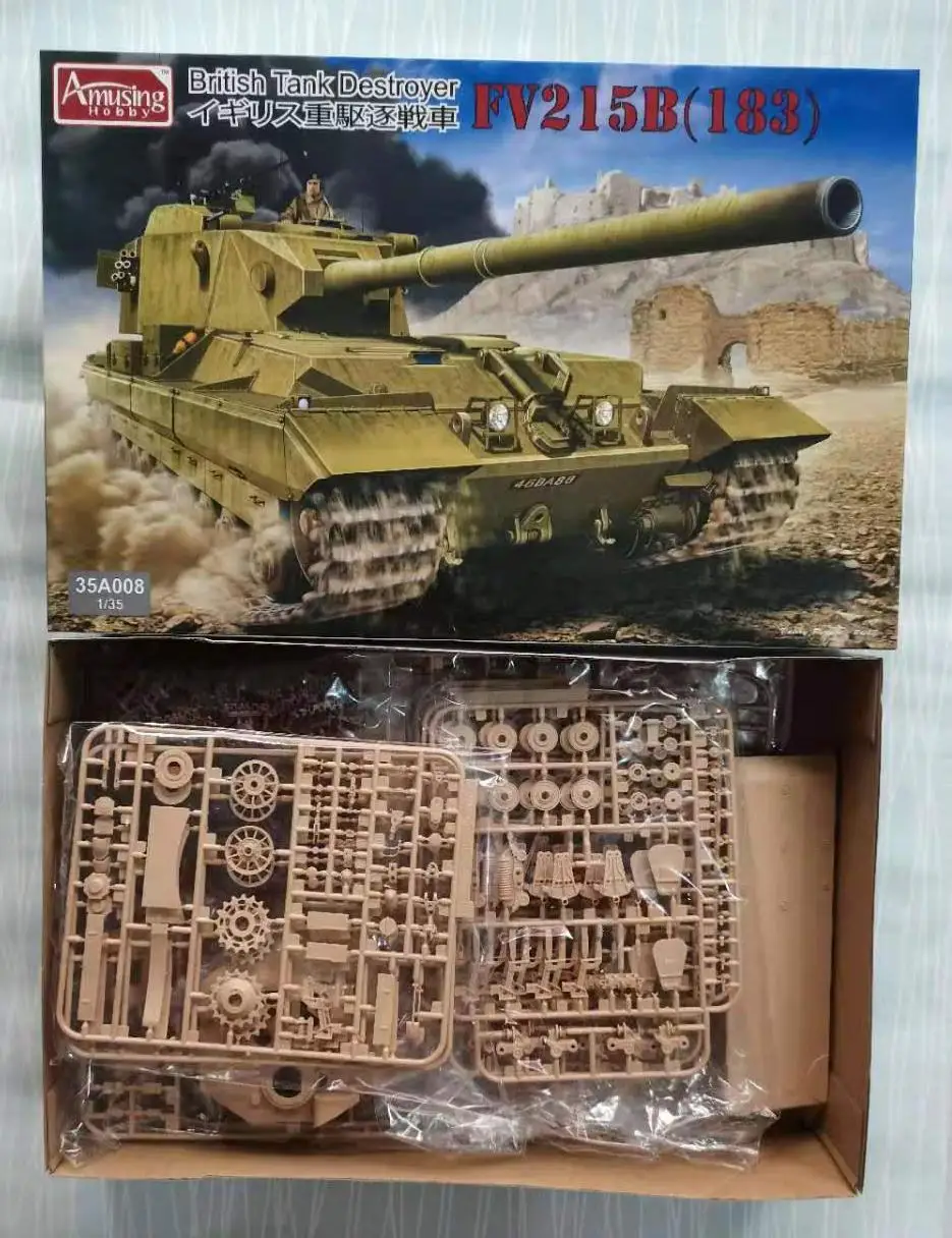 Amusing Hobby 35A008 1/35 Британский танк-Разрушитель FV2 15B 183 комплект пластиковых моделей |