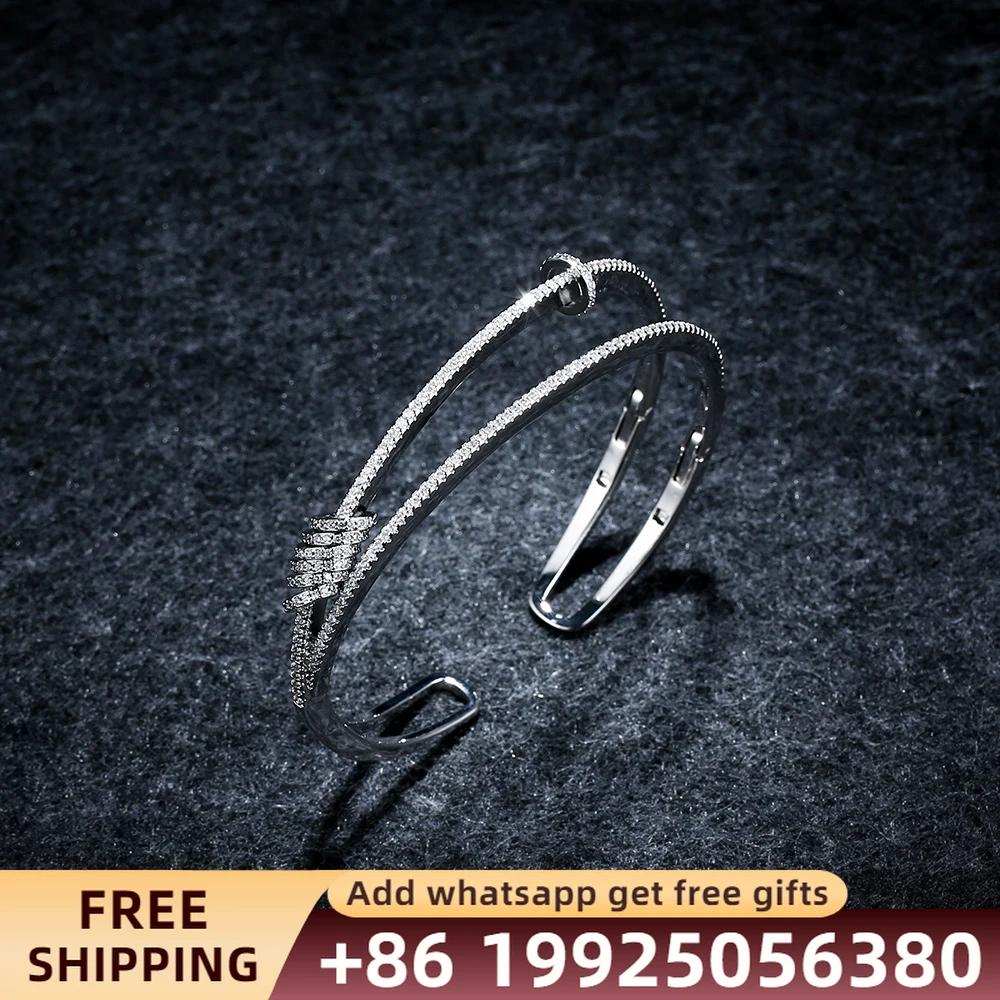 

Браслет из серебра 925 пробы в стиле Монако