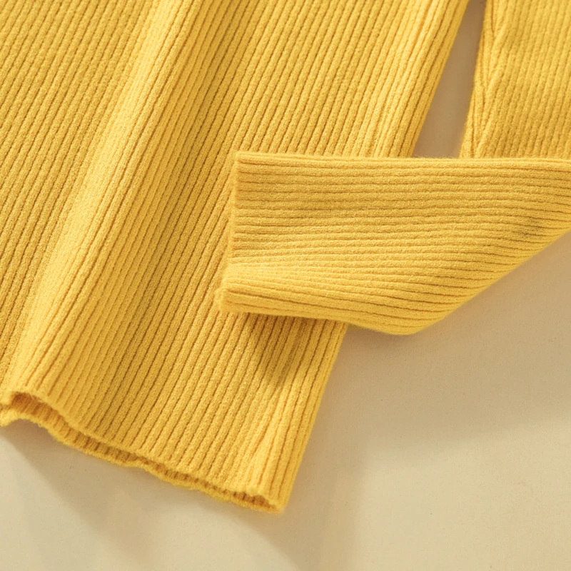 2019 Однотонный женский свитер с круглым вырезом Пуловеры Весна Осень Базовые