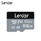 Карта памяти Micro SD Lexar 1066x, класс 10, до 512, 256, 128 ГБ, 160 ГБ, 64 ГБ, до МБс.,